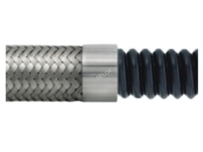 ECB-導(dǎo)電波紋PTFE特氟龍鋼絲編織軟管